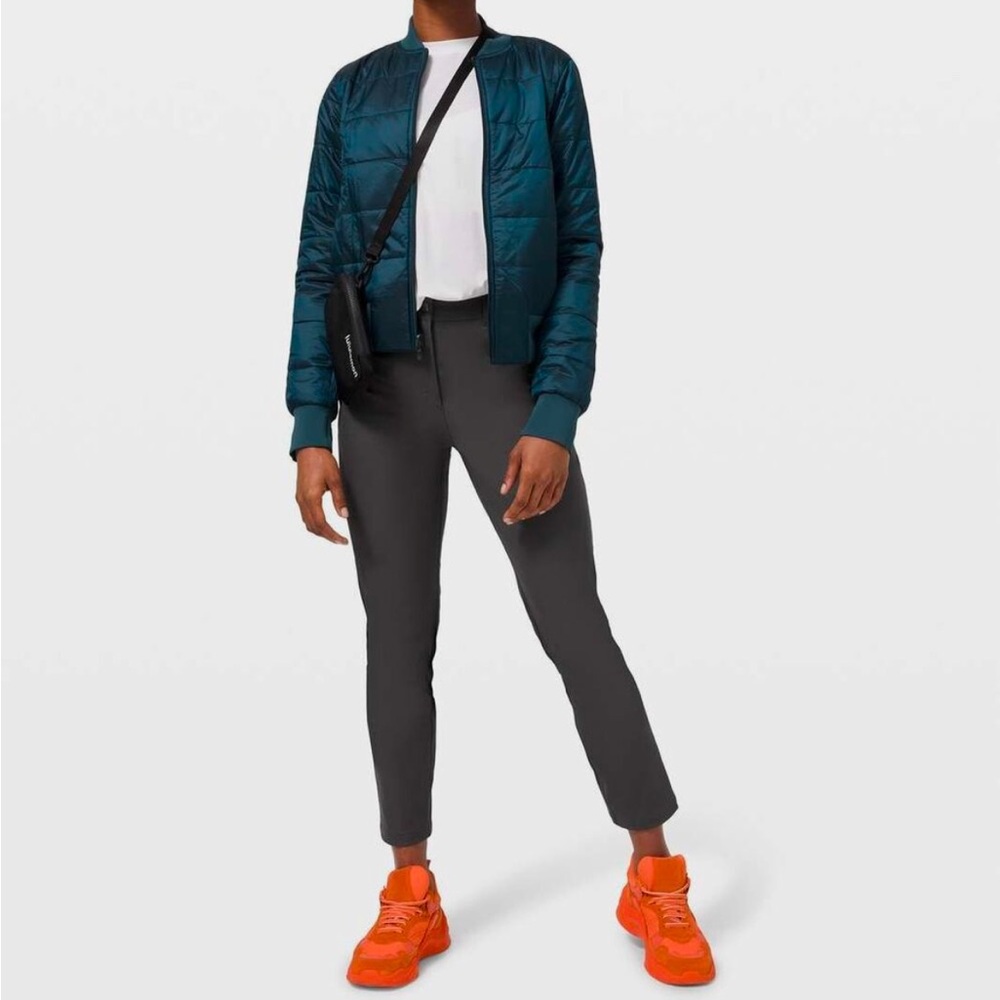 EUC ~ Lululemon City Sleek 5 Pocket 7/8 Pant Women SZ 4 Graphite Gray Stretch